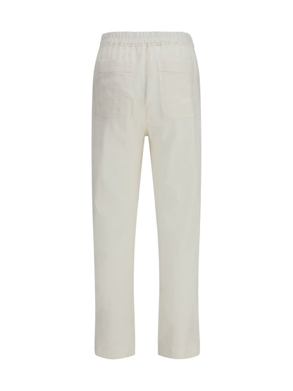 TOM FORD Herringbone Stripe Pleated Lounge Trousers