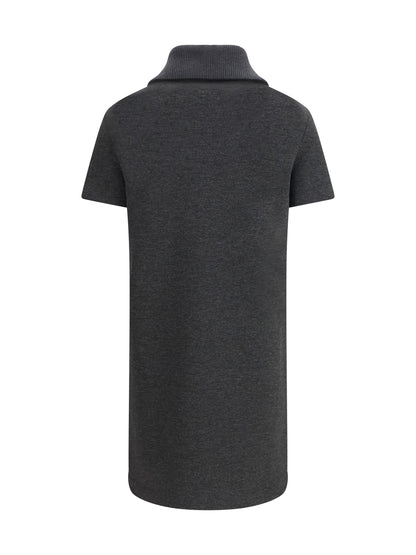Gucci Double GG Dress - Dark Grey