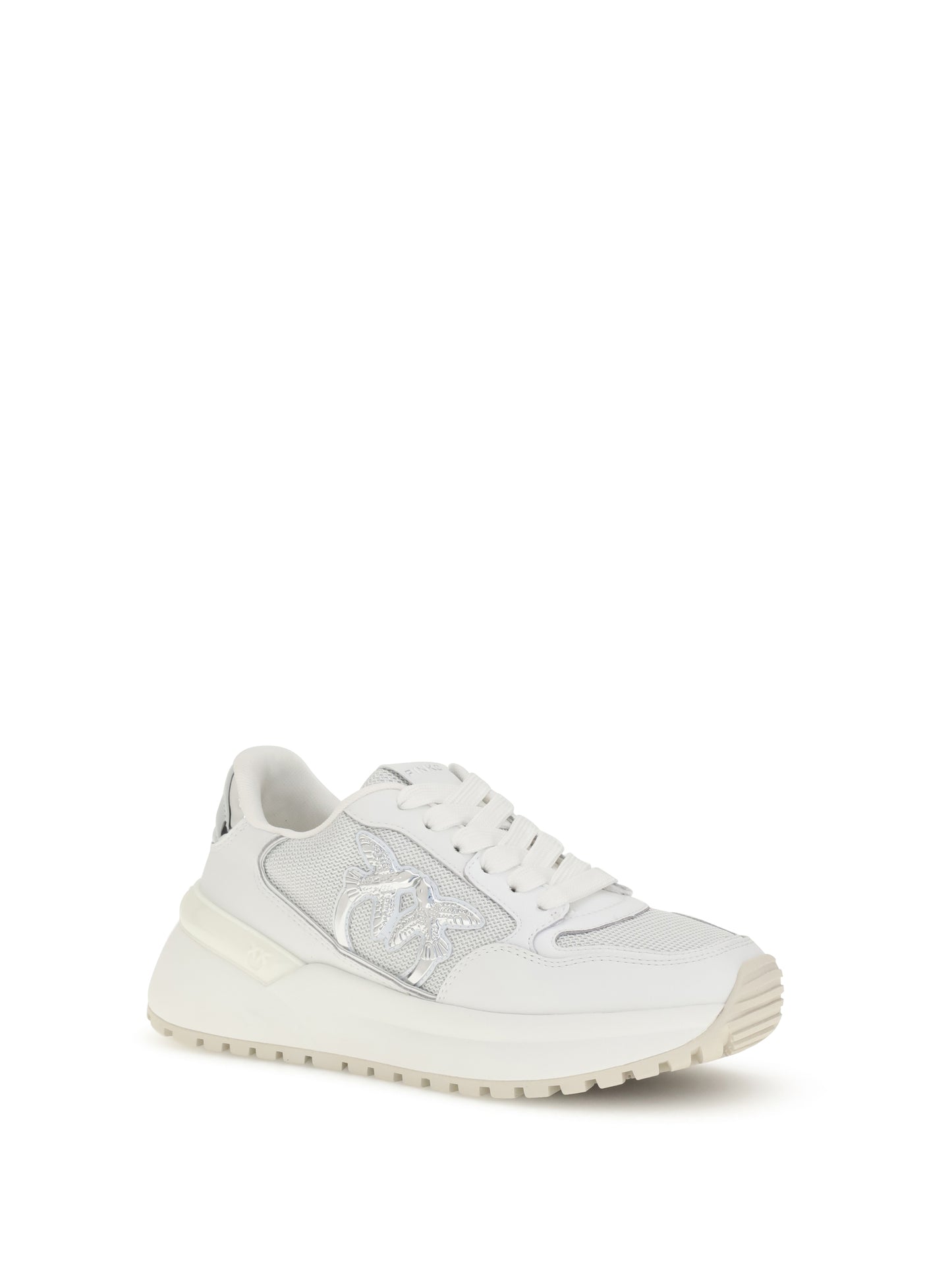 PINKO Logo and mirrored detail Sneakers