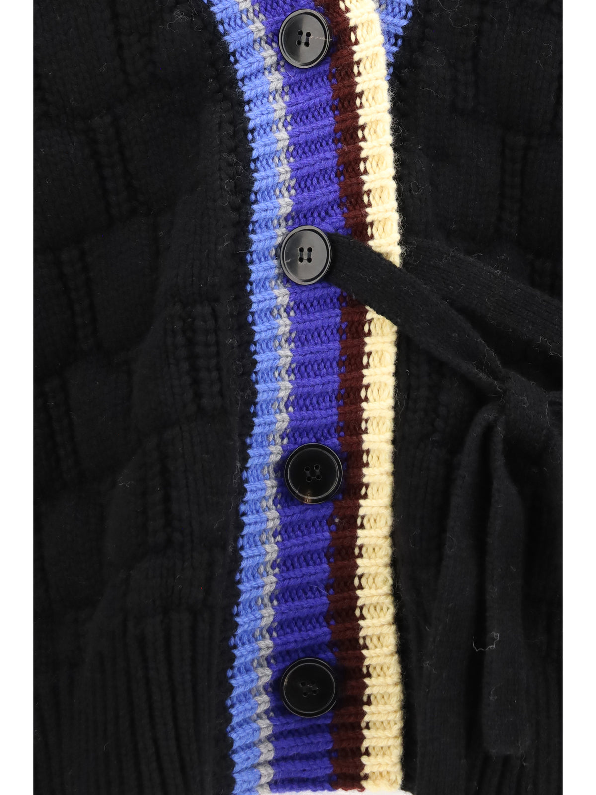 Dries Van Noten V-neck wool and cashmere Cardigan - Black