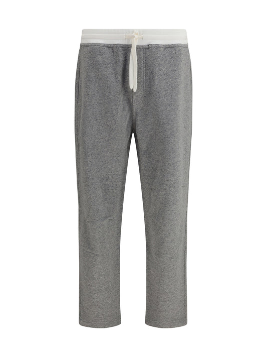 BRUNELLO CUCINELLI Jogger Pants in cotton and linen