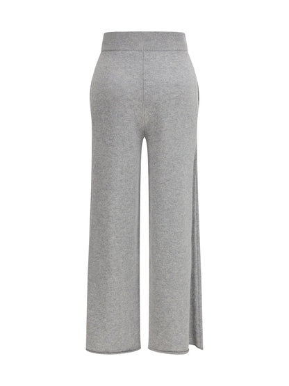 Max Mara Pure Cashmere Pants - Light Grey