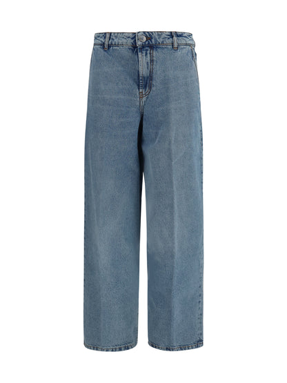 Ami Paris Balloon Jeans in denim - Bleu Used