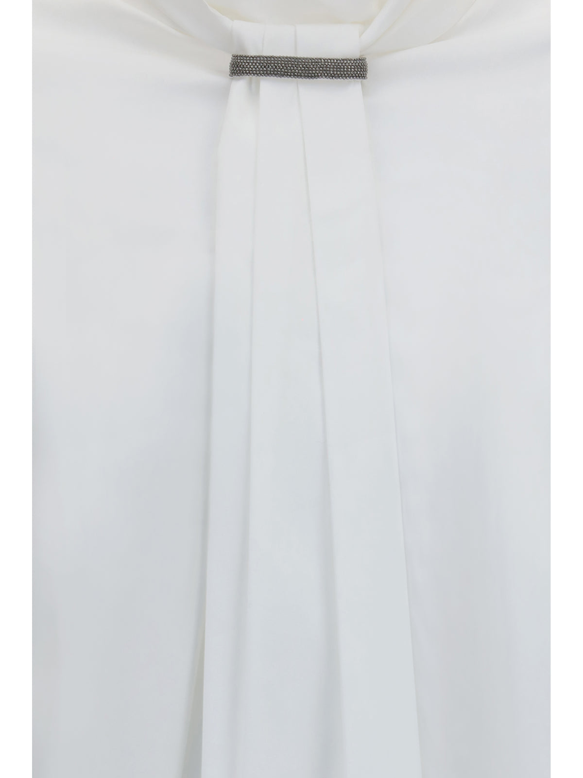 Brunello Cucinelli Blouse with Monili decoration - White
