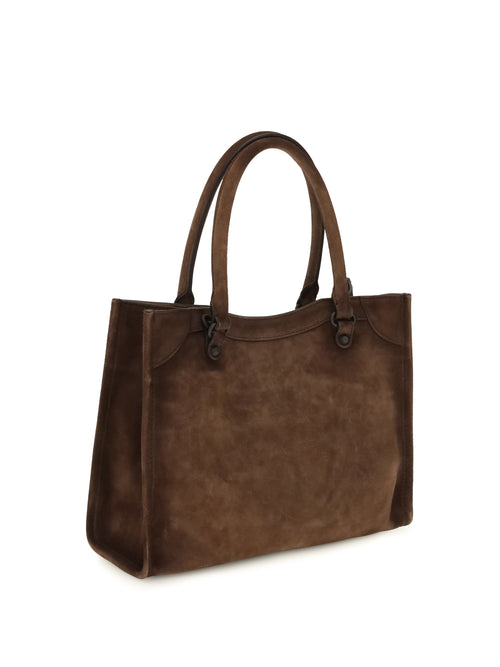 Balenciaga Le City Mini Tote Handbag - Light Espresso