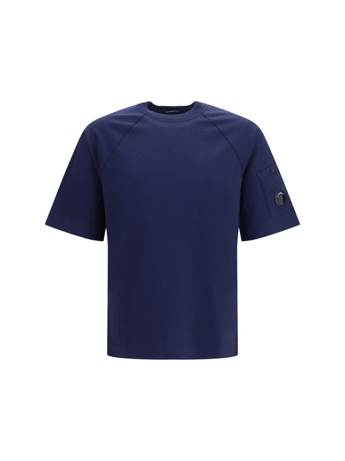 C.P. Company 30/2 mercerized cotton jersey short-sleeve T-shirt - Peacoat