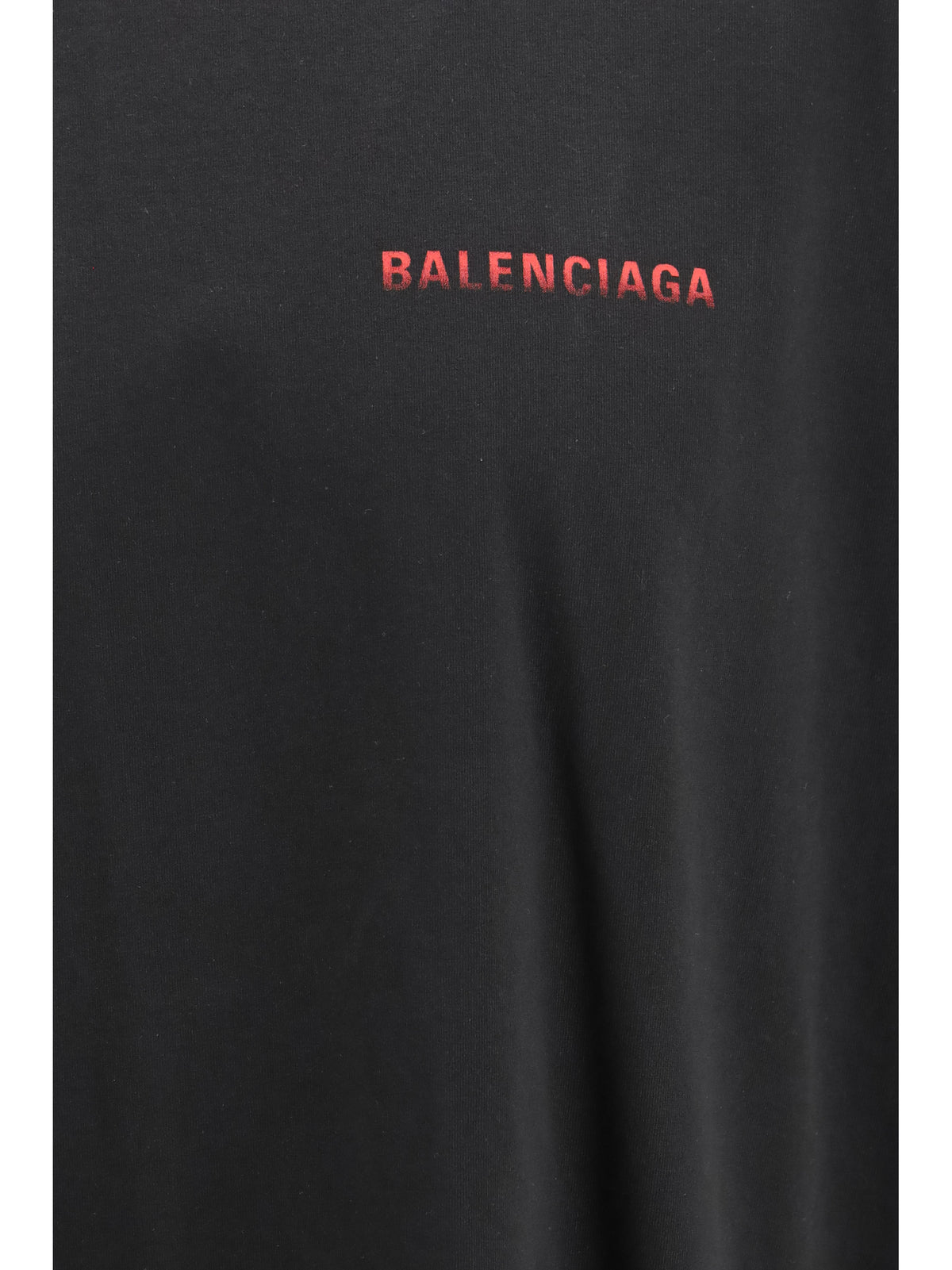 Balenciaga Cotton logo T-shirt - Black