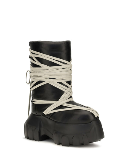 Rick Owens Megalace Lunar Mega Tractor knee-high Boots