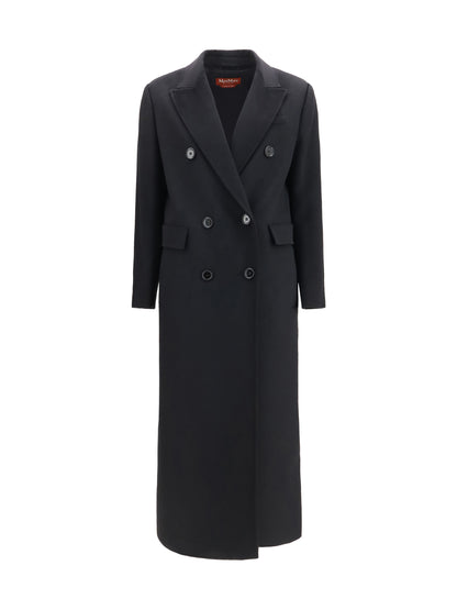 Max Mara Studio Effige virgin wool Coat - Black
