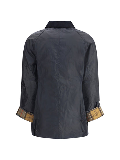 Barbour Breadnell waxed Jacket - Navy