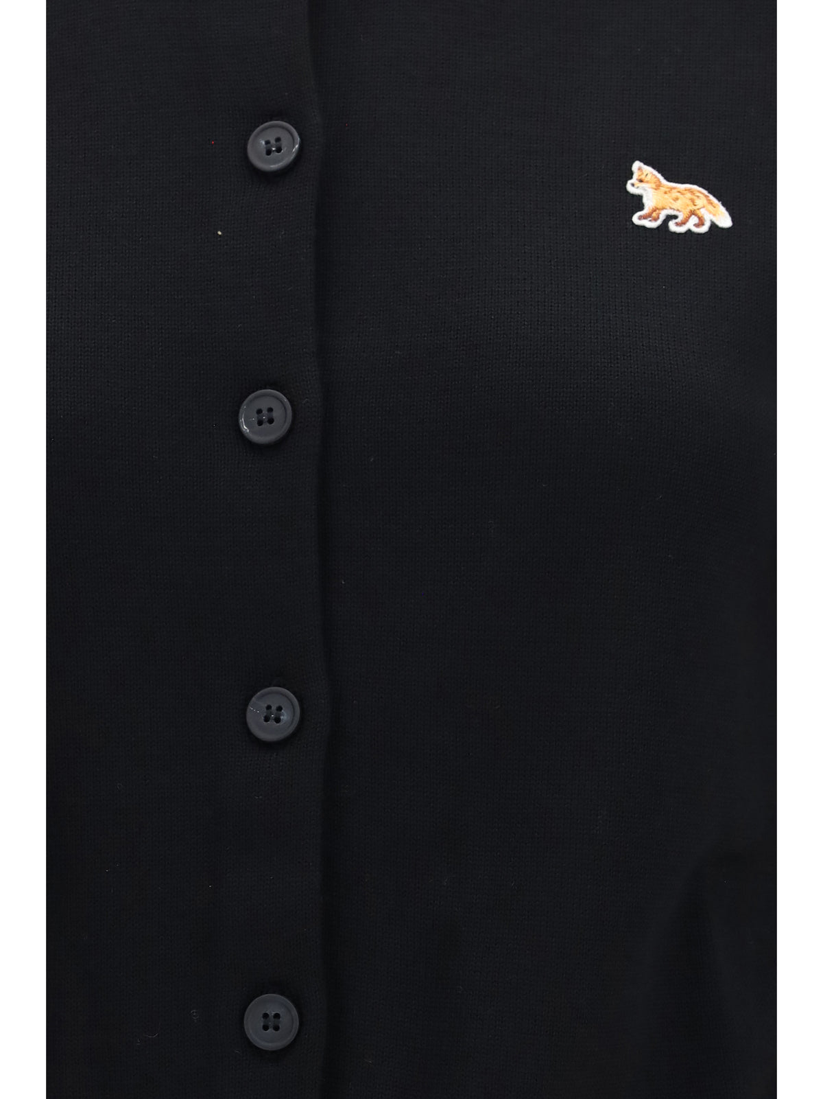 Maison Kitsuné Baby Fox Cardigan - Black