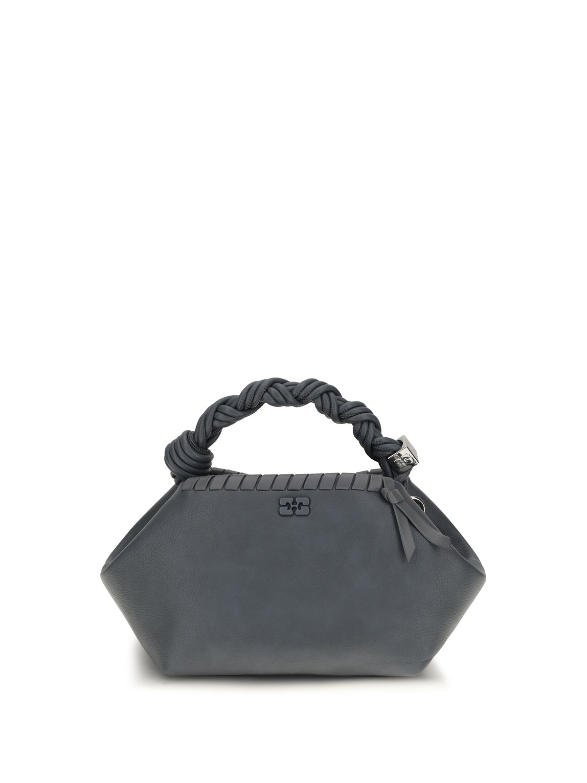 Ganni Small Bou woven Handbag - Quiet Shade
