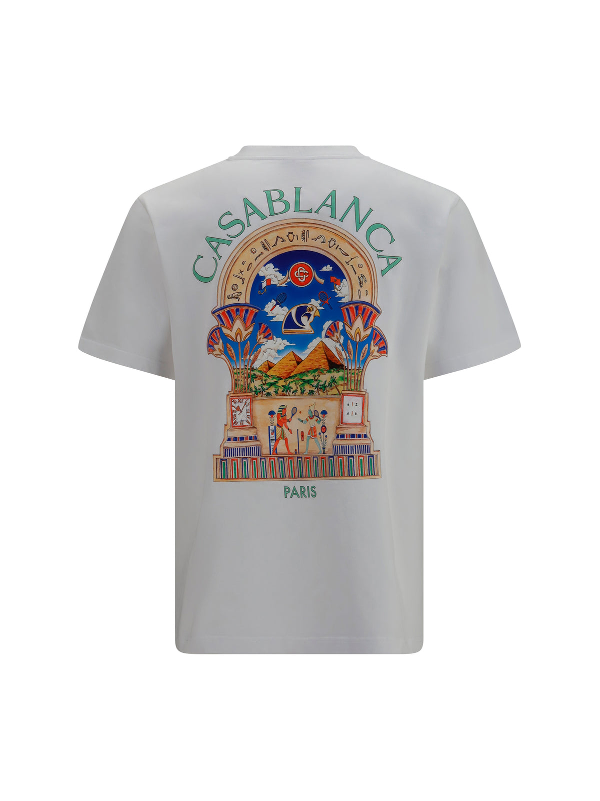 Casablanca Egyptian L’Arche T-shirt - White