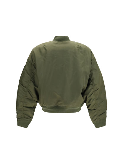 Dsquared2 '80s Nylon Bomber Jacket - Oak Green