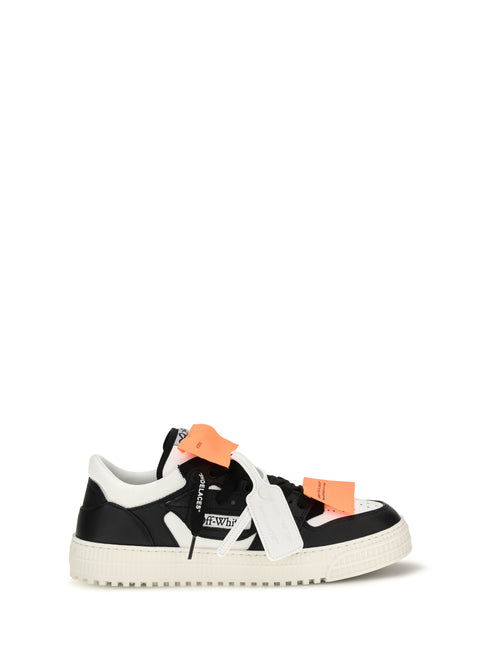 Off-White Low Top 3.0 Off Court Sneakers - White/Black