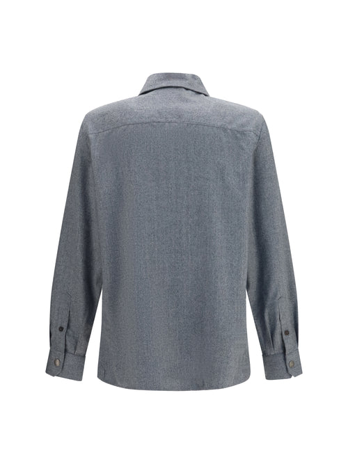Brunello Cucinelli Virgin wool Shirt - Grey