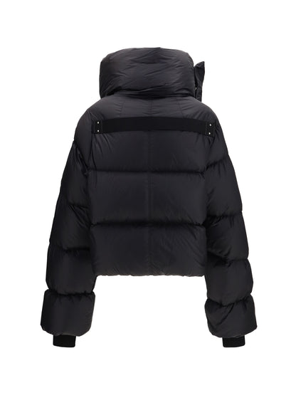 Rick Owens Padded Funnel Neck Jacket - Black
