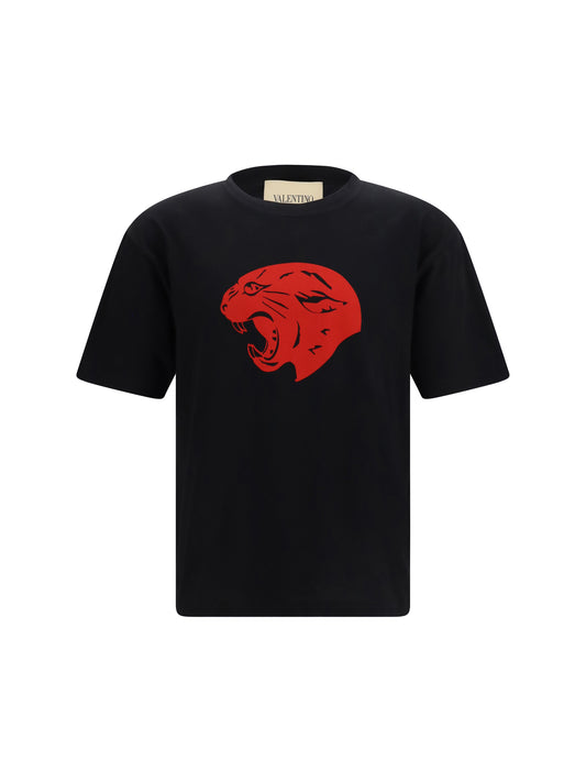 VALENTINO Panther cotton T-shirt