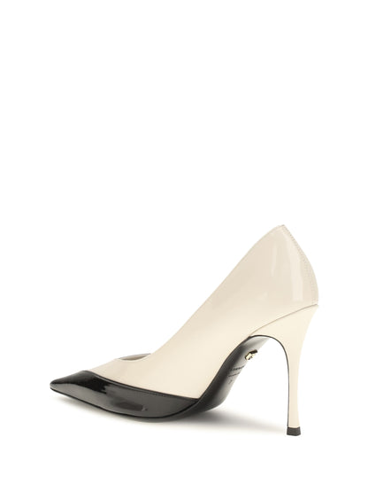 Ferragamo Two tone Pumps - Mascarpone