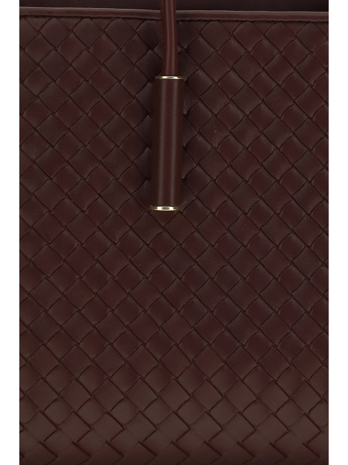 Bottega Veneta Barbara Tote Bag - Deep Mahogan-Brass V