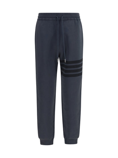 Thom Browne Loopback 4-Bar Track Pants - Charcoal
