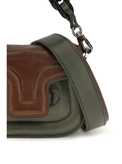 Pierre Hardy Alphaville Handbag - Khaki-Hazelnut-Black