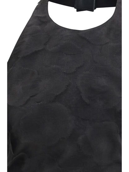 Max Mara Fumetto cropped Top - Black
