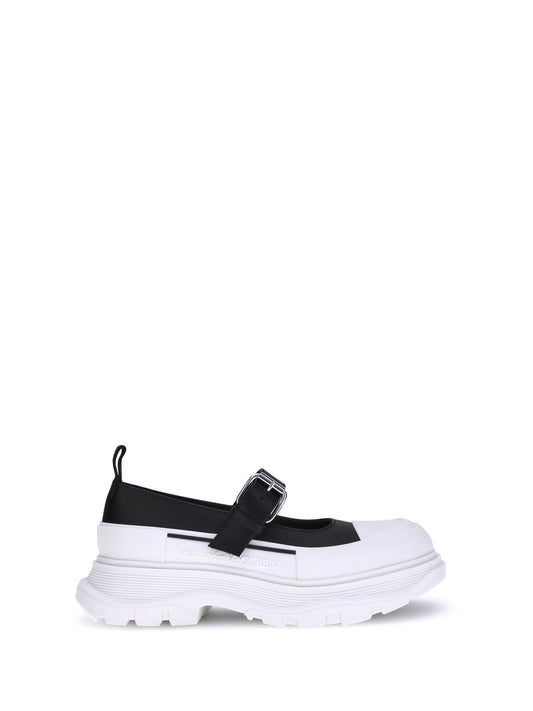 ALEXANDER McQUEEN Leather and rubber Sneakers
