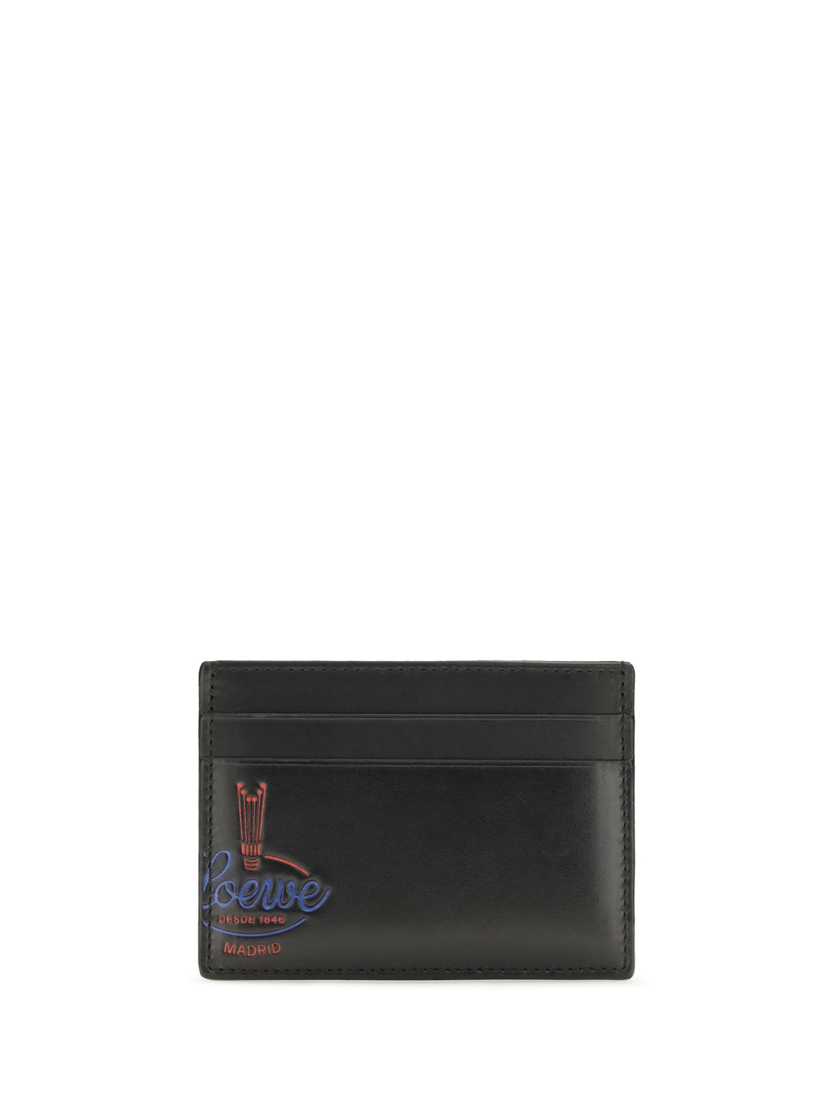 Loewe Glossy calfskin Card Holder - Black