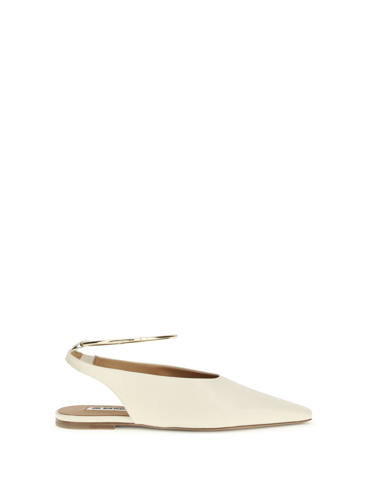 Jil Sander Ring Ballerinas - Bone