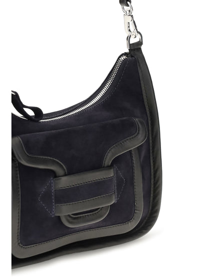 Pierre Hardy Alpha Day Miss leather Shoulder Bag - Navy-Black