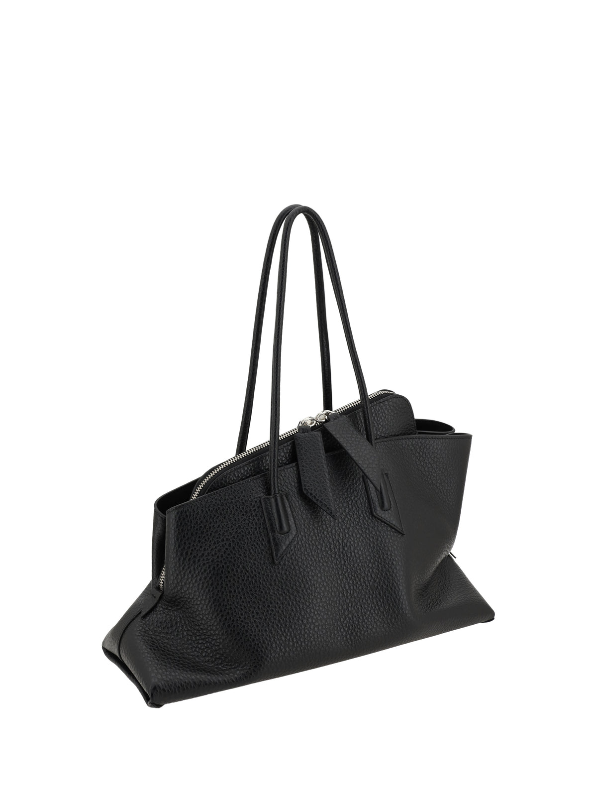 The Attico La Passeggiata Shoulder Bag - Black