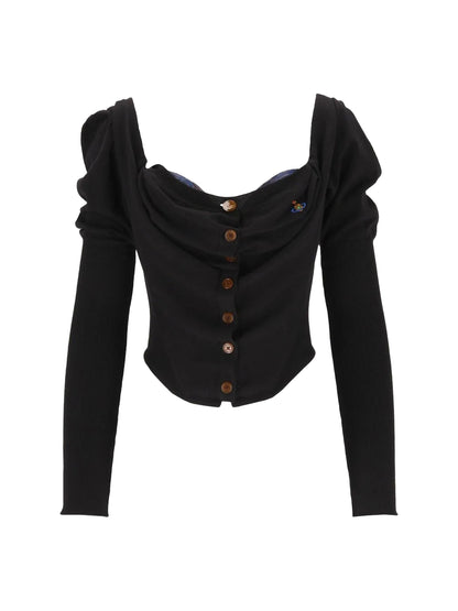 Vivienne Westwood Bea Corset Cardigan - Black