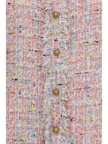 Balmain Tweed Shirt - Multicolor