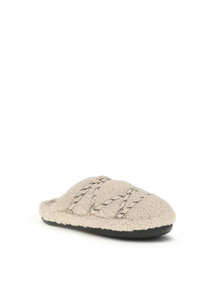 Moon Boot Teddy Slipper - Sand