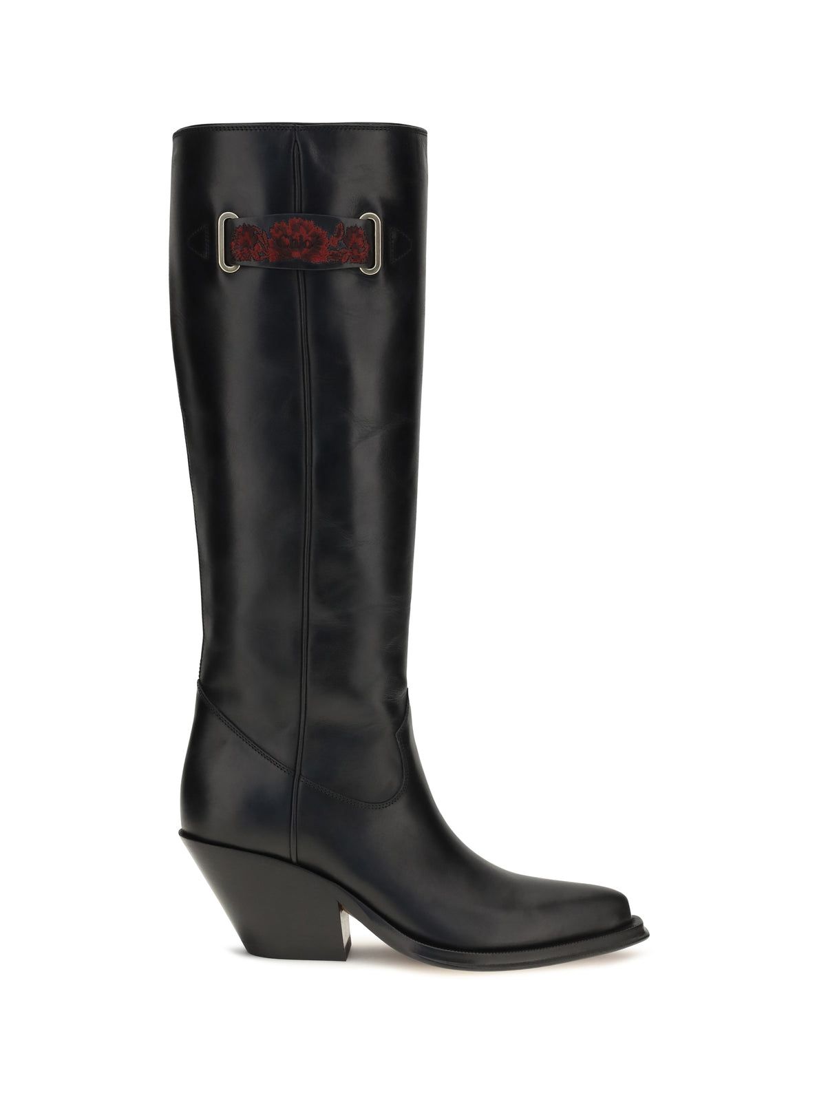 Chloé Azelan over-the-knee leather Boots - Black