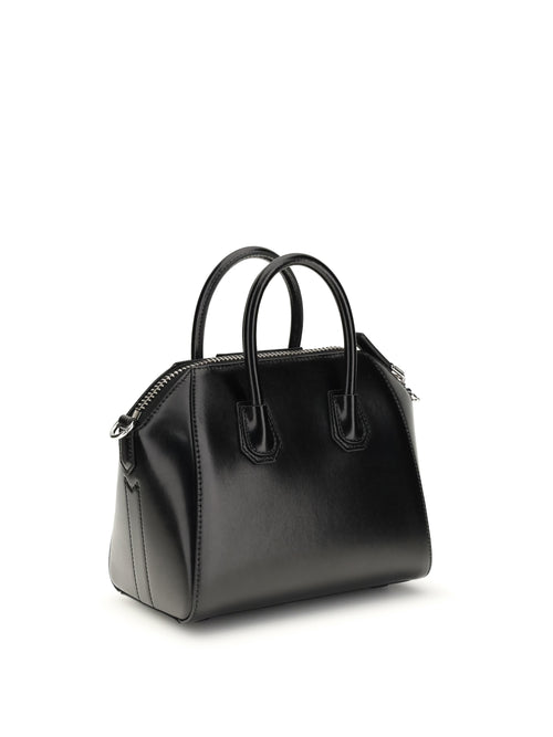 Givenchy Box leather Antigona mini Handbag - Black