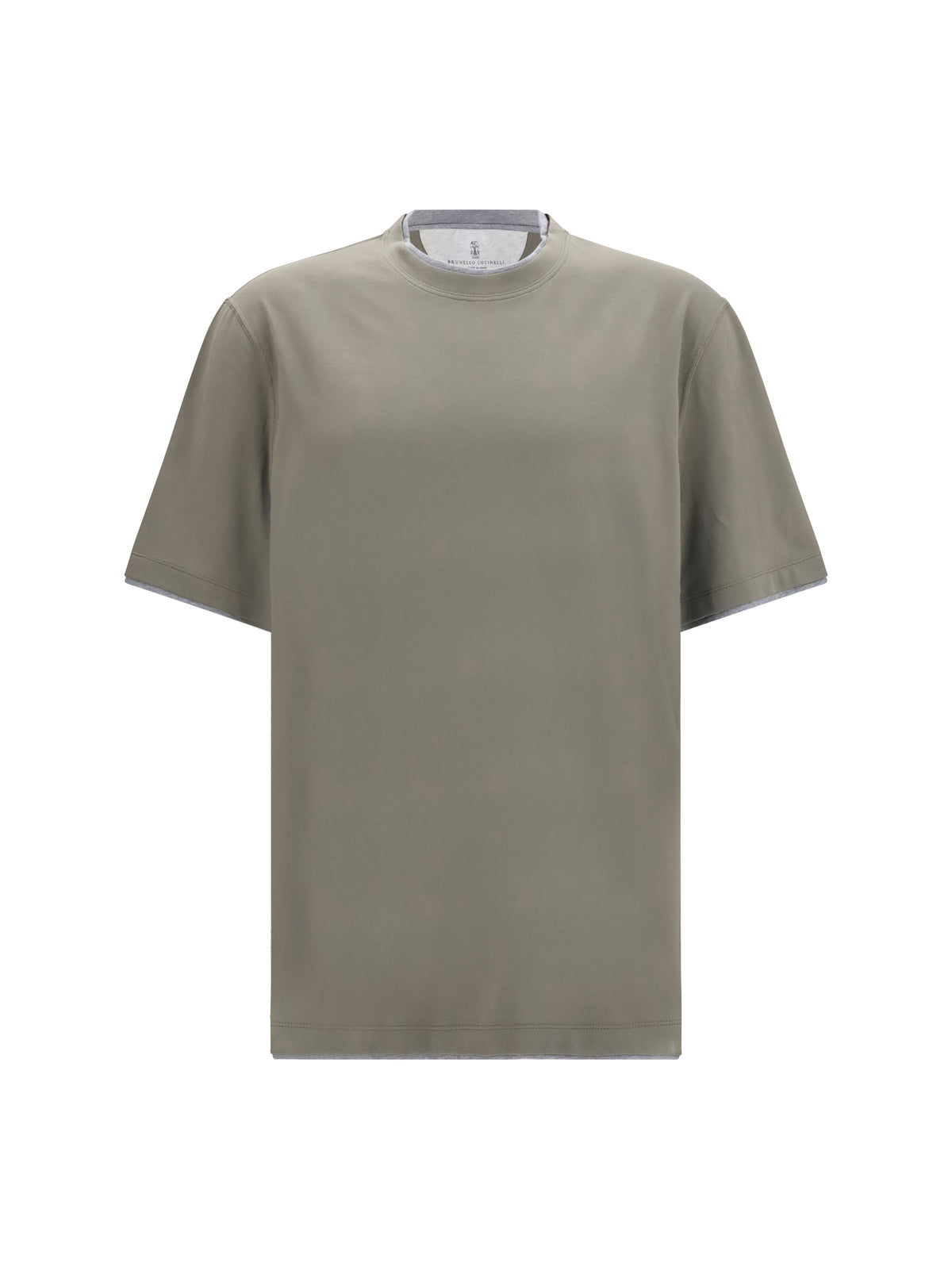 Brunello Cucinelli Cotton T-shirt - Military Green