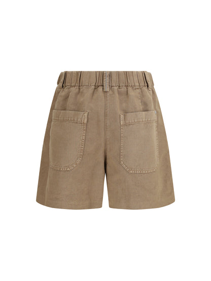 BRUNELLO CUCINELLI Linen Shorts