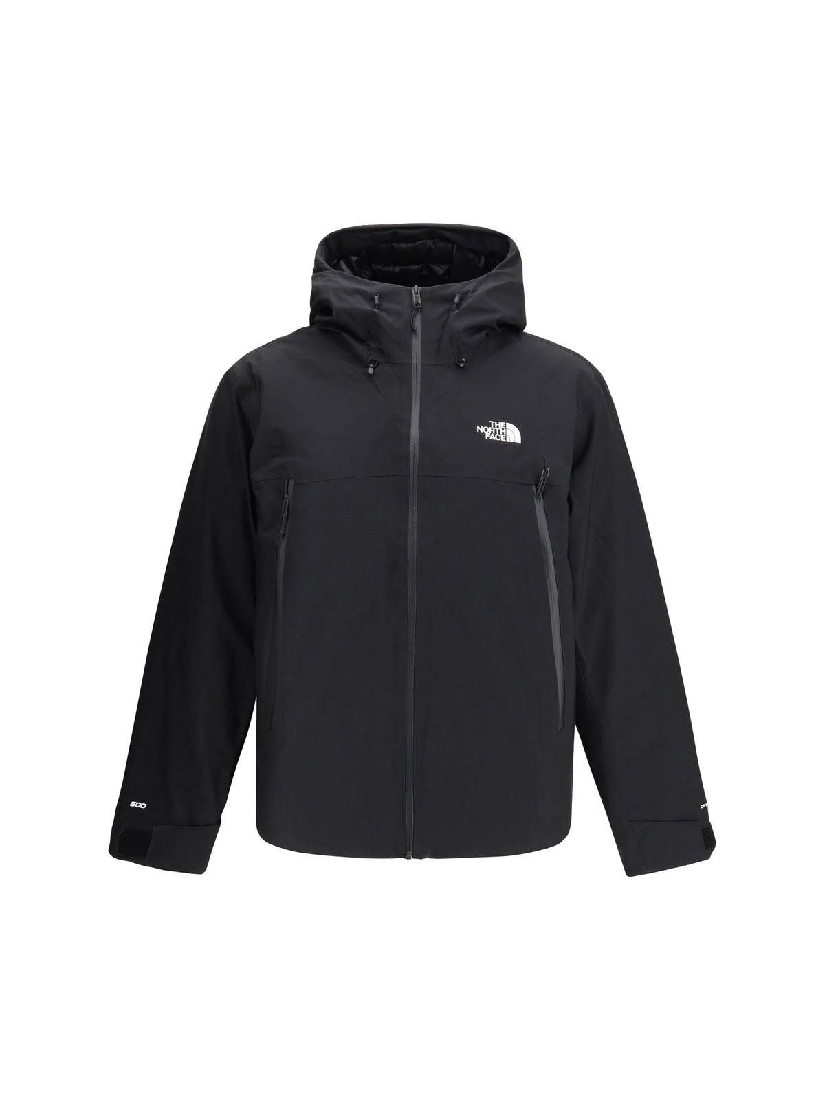 The North Face Mountain Range Down Hooded Jacket - Black