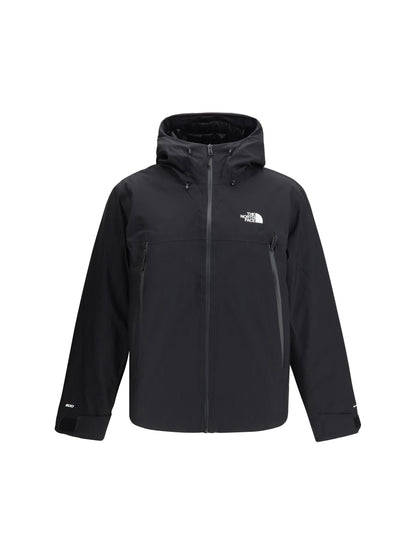 The North Face Mountain Range Down Hooded Jacket - Black