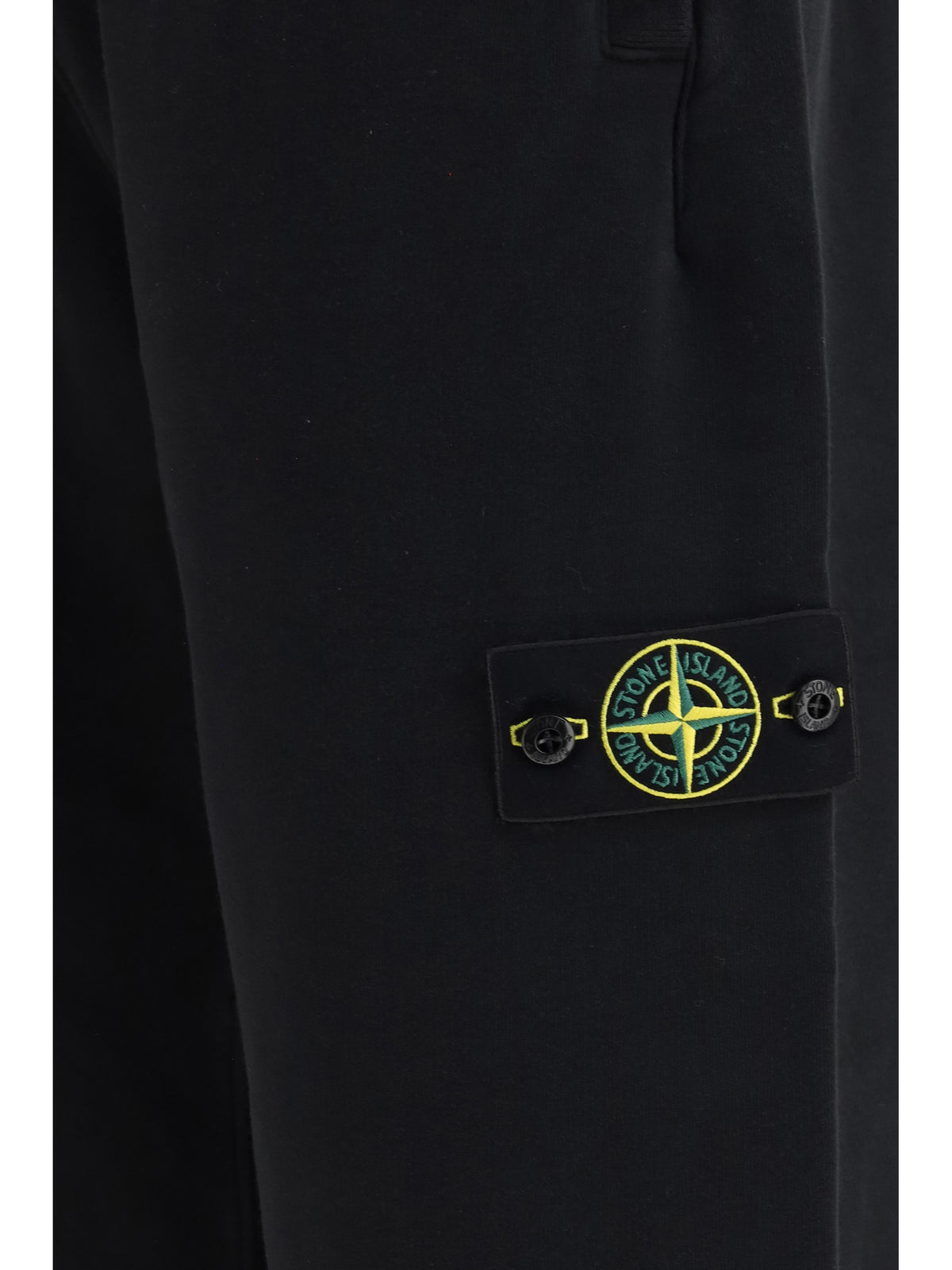 Stone Island Logo patch Sweatpants - Black