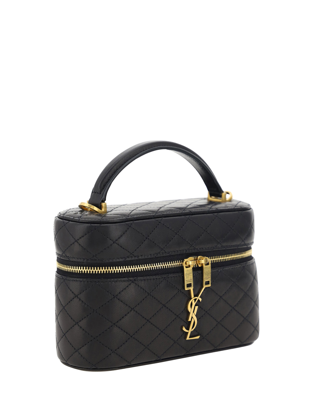 Saint Laurent Vanity Gaby leather Handbag - Black