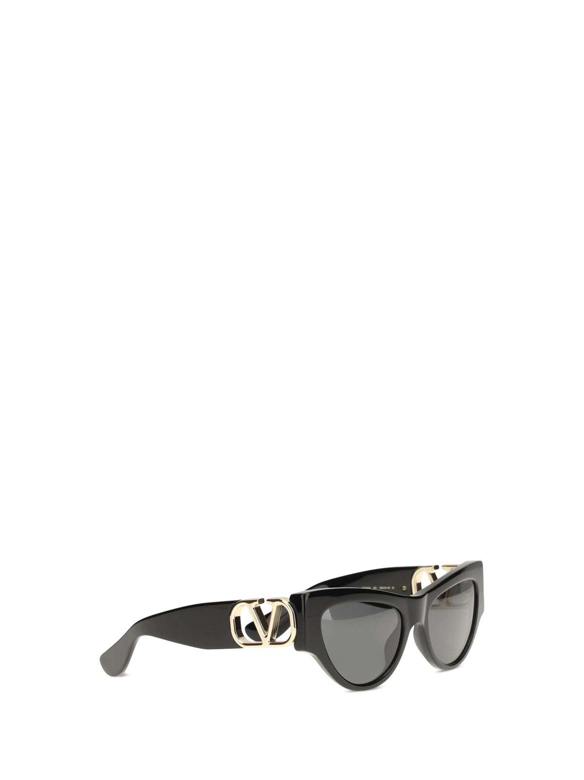 Valentino Garavani VG0053S Cat-Eye Sunglasses - Black-Black-Grey