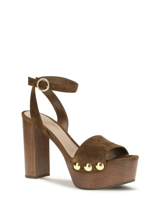 Gianvito Rossi Ardèa Suede Sandals - Texas