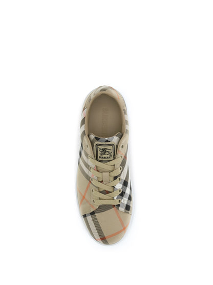 BURBERRY Check canvas Set Sneakers
