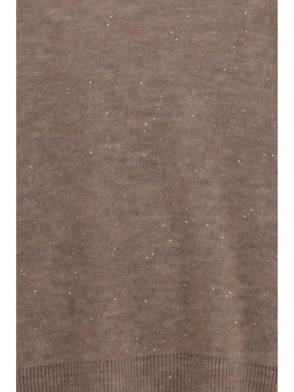 Fabiana Filippi Sequin-embellished Sweater - Moka Meringa