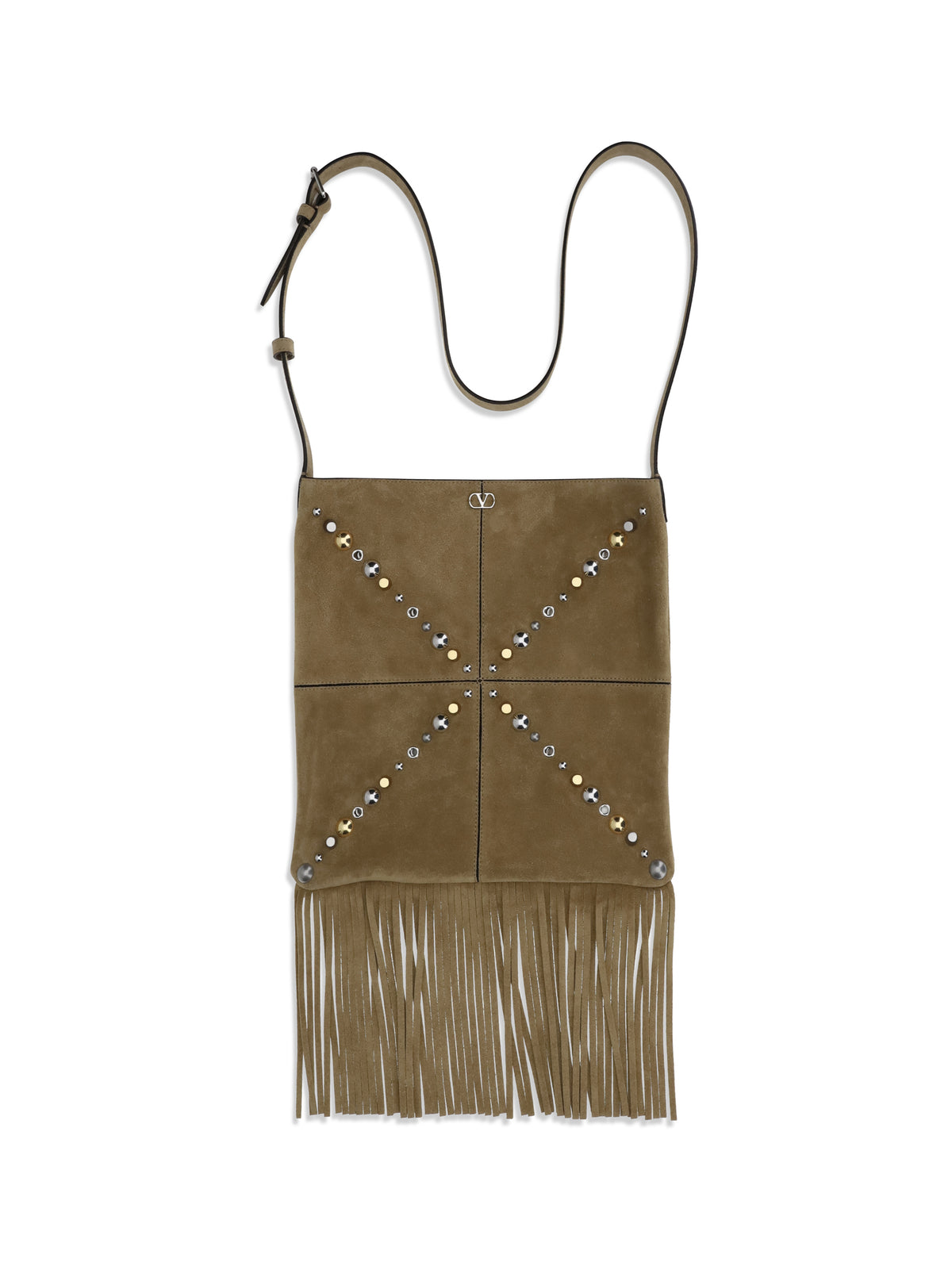 Valentino Garavani Nellcôte Shoulder Bag - Havana Beige