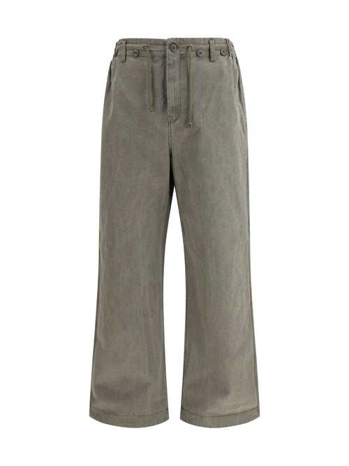 Golden Goose Journey W’s Ortensia Boyfriend Pants - Gothic Olive