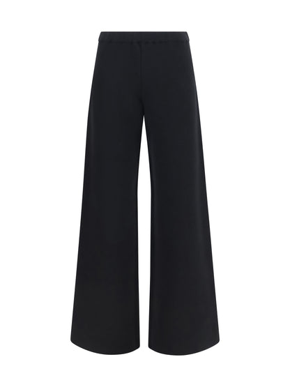Fendi FF Zucca cashmere Pants - Nero+Grigio Melange
